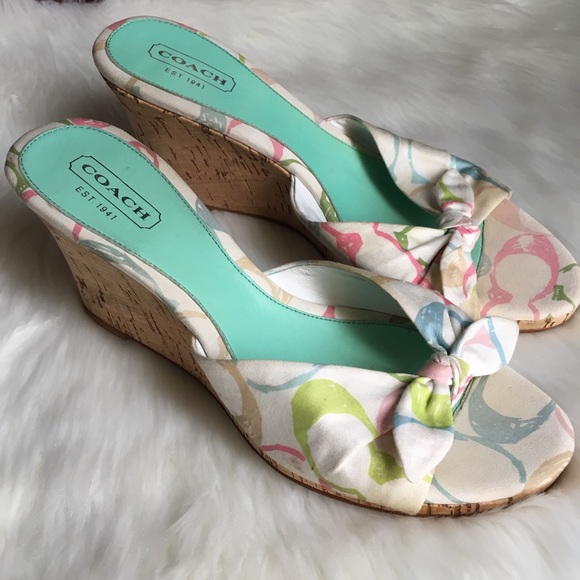 Coach Shoes - Coach Tristie wedge
